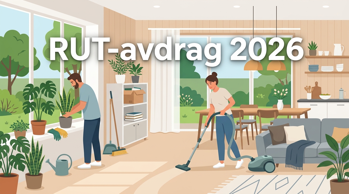RUT-avdrag 2026 – Komplett guide